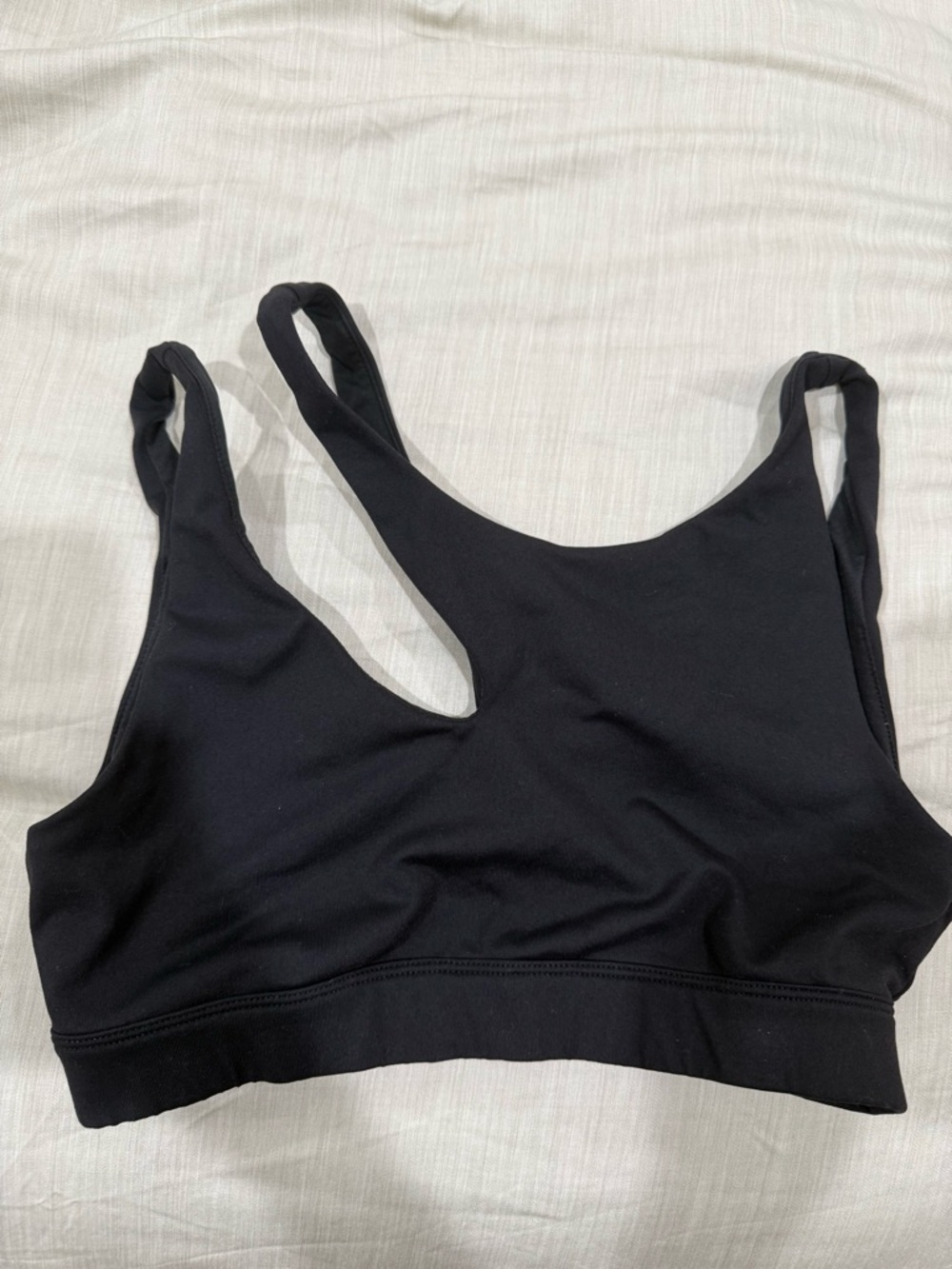 ALO Yoga Black Scoop Sports Bralette